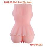  Búp Bê Tình Dục Bán Thân Mini Mặc Váy Lộ Vú Âm Đạo Còn Trinh 