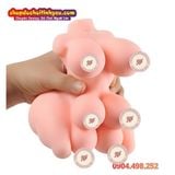  Búp Bê Tình Dục Bán Thân Mini Thiết Kế Táo Bạo Bò Sữa 6 Vú 