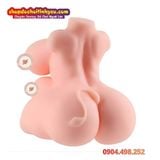  Búp Bê Tình Dục Bán Thân Mini Thiết Kế Táo Bạo Bò Sữa 6 Vú 