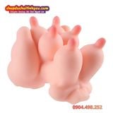  Búp Bê Tình Dục Bán Thân Mini Thiết Kế Táo Bạo Bò Sữa 6 Vú 