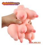  Búp Bê Tình Dục Bán Thân Mini Thiết Kế Táo Bạo Bò Sữa 6 Vú 