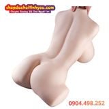  Búp bê tình dục bán thân ngực giọt nước eo thon trắng hồng 