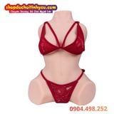  Búp bê tình dục bán thân ngực nhỏ phẳng vú lép đáng yêu 