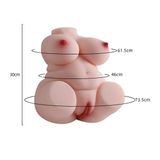  Búp Bê Tình Dục Bán Thân Phụ Nữ Mập Béo Bụng To Mềm Mịn 