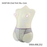  Búp Bê Tình Dục Bơm Hơi Bán Thân Trong Suốt Không Có Tay Chân 