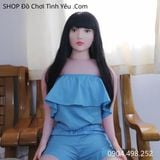  Búp Bê Tình Dục Bơm Hơi Gấp Gọn Có Lông Mu Dáng Ngồi Mời Gọi 