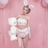  Búp Bê Tình Dục Cao Cấp Cosplay Cô Thỏ Hồng Xinh Đẹp Gạ Tình 