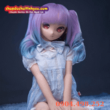 Búp bê tình dục Dollfie BJD mô hình anime mắt to tóc dài tím 