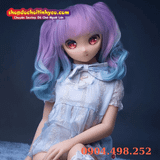  Búp bê tình dục Dollfie BJD mô hình anime mắt to tóc dài tím 