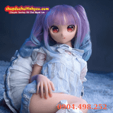  Búp bê tình dục Dollfie BJD mô hình anime mắt to tóc dài tím 