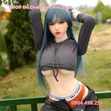  Búp Bê Tình Dục Khiêu Dâm Cô Nàng Tóc Xanh Dương Cá Tính 