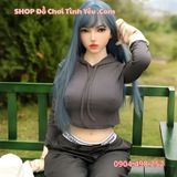  Búp Bê Tình Dục Khiêu Dâm Cô Nàng Tóc Xanh Dương Cá Tính 