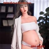  Búp Bê Tình Dục Silicon Cao Cấp Cô Thư Ký Mang Thai Nóng Bỏng 