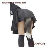  Buttplug Cắm Hậu Môn Kim Loại Liền Đuôi Cáo Kích Thích Tột Độ 