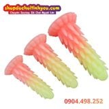  Buttplug Silicone Nhét Lỗ Nhị Có Gai Màu Dạ Quang Phát Sáng 