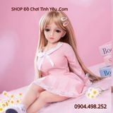  Búp Bê Tình Dục Mini Cô Em Gái Nhỏ Váy Hồng Xinh Dễ Thương 