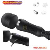  Chày Rung Kép AV 2 Đầu Kích Thích Điểm G Kèm Nút Hậu Môn 