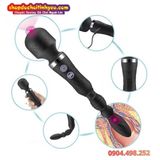  Chày Rung Kép AV 2 Đầu Kích Thích Điểm G Kèm Nút Hậu Môn 