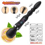  Chày Rung Kép AV 2 Đầu Kích Thích Điểm G Kèm Nút Hậu Môn 