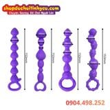  Chuỗi Hạt Silicone Kích Thích Khoái Cảm Hậu Môn ANAL BEADS 