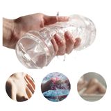  Cốc Âm Đạo Hậu Môn Thiết Kế 2 Đầu Trong Suốt Tự Sướng Cho Nam 
