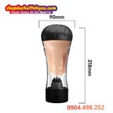  Cốc âm đạo trong suốt có rung Naomi xoay chỉnh nhẹ đến mạnh 