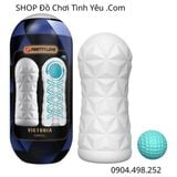  Cốc Thủ Dâm Cầm Tay Kèm Bóng Đệm Siêu Mềm VICTORIA CHENEY 