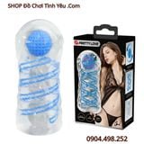  Cốc Thủ Dâm Cầm Tay Trong Suốt Hút Chặt Xoay Vặn Kích Thích 