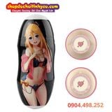  Cốc thủ dâm đôi đầu Anime Nhật bản âm đạo hậu môm miệng giả 