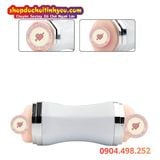  Cốc thủ dâm 2 đầu miệng âm đạo cảm biến rung động hít tường 