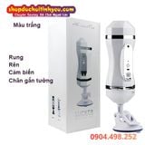  Cốc thủ dâm 2 đầu miệng âm đạo cảm biến rung động hít tường 