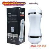  Cốc thủ dâm 2 đầu miệng âm đạo cảm biến rung động hít tường 