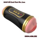  Cốc Thủ Dâm Tự Động Hai Đầu Miệng Và Âm Đạo Rung Hút Lên Đỉnh 