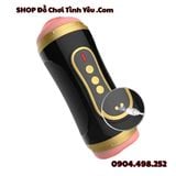  Cốc Thủ Dâm Tự Động Hai Đầu Miệng Và Âm Đạo Rung Hút Lên Đỉnh 