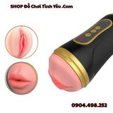  Cốc Thủ Dâm Tự Động Hai Đầu Miệng Và Âm Đạo Rung Hút Lên Đỉnh 