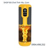  Cốc Thủ Dâm Tự Động Trong Suốt Rung Xoay Co Giãn Kích Thích 