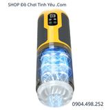  Cốc Thủ Dâm Tự Động Trong Suốt Rung Xoay Co Giãn Kích Thích 