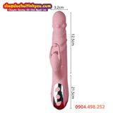  Cu Giả Cầm Tay Đa Năng Có 3 Lưỡi Liếm Kèm Nhánh Rung Tê Tái 