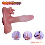  Cu Giả Gân Nổi Đế Hít Rung Thụt Sưởi Ấm Kèm Lưỡi Liếm Âm Đạo 