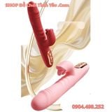  Cu Giả Cầm Tay Rung Thụt Liếm Mạnh Kèm Gia Nhiệt Thông Minh 