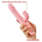  Cu Giả Cầm Tay Rung Thụt Liếm Mạnh Kèm Gia Nhiệt Thông Minh 