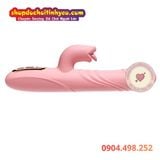 Cu Giả Cầm Tay Rung Thụt Liếm Mạnh Kèm Gia Nhiệt Thông Minh 