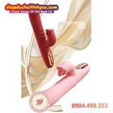 Cu Giả Cầm Tay Rung Thụt Liếm Mạnh Kèm Gia Nhiệt Thông Minh 