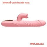  Cu Giả Cầm Tay Rung Thụt Liếm Mạnh Kèm Gia Nhiệt Thông Minh 