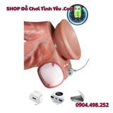  Cu Giả Rung Thụt Xoay Nhiệt Kèm Đầu 3 Lưỡi Điều Khiển Remote 