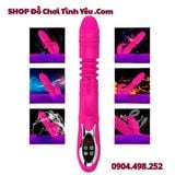  Cu Giả Cầm Tay Thụt Ngoáy Tỏa Nhiệt Kèm Đầu Phụ Rung Tai Thỏ 