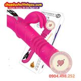  Cu Giả Cầm Tay Thụt Ngoáy Tỏa Nhiệt Kèm Đầu Phụ Rung Tai Thỏ 