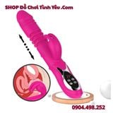  Cu Giả Cầm Tay Thụt Ngoáy Tỏa Nhiệt Kèm Đầu Phụ Rung Tai Thỏ 