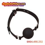  Dây Đeo Bịt Miệng Ngậm Bóng Silicone Có Ba Lỗ Thoáng Khí 