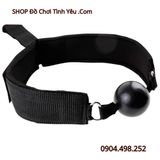  Dây Trói SM Còng Tay Phía Sau Kèm Vòng Cổ Có Bóng Ngậm Miệng 